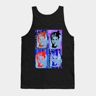 pop art faces graffiti by LowEndGraphics Tank Top